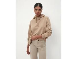 Sweatshirt De Mulher Mo Capuz Bege (m)