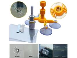 Kit De Reparo De Para-brisa De Carro - Reparo De Lascas E Rachaduras Com Resina De Reparo