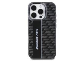 Capa Protetora Padrão Para Iphone 16 Pro Max Mercedes Amg Carbono Preto