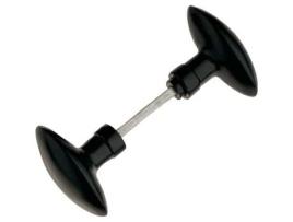 Puxador Puxador Para Móveis Alpertec Puxador Duplo Oliva Alumínio Preto Quadrado Crimpado 6mm