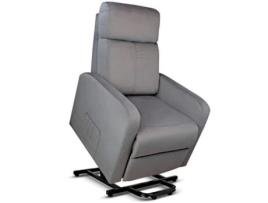 Poltrona Massagem Elétrica Elevar Pessoas Lombar Heat Tecido Cinzento Gridinlux