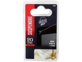 Corda De Suspensão D 2 Mm 3 M 8 Olhais De Aço Banhados A Latão Correspondentes Le Crochet Francais