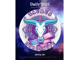 Livro Taurus Daily Horoscope 2025 de Crystal Sky (Inglês)