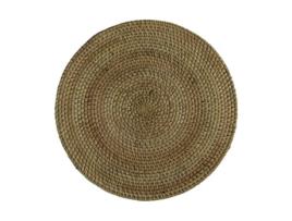 4 Trivets redondos de vime 40 x 40 x 2 Hsm Coleção