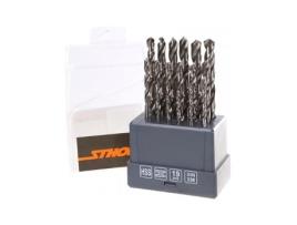 Conjunto De 19 Brocas De Metal Hss 1 10mm 21999 Sthor