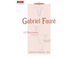 Livro 13 Nocturnes For Piano De Gabriel Faur (inglês)