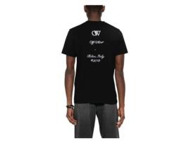 T-shirt Unissexo Off-white Abloh Algodão Preto (l)