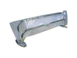 Toalheiro Godonnier Com 2 Barras Fixas Cromo
