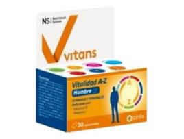 Vitans Vitalidad A Z Hombre 30 Comprimidos Ns Nutritional System