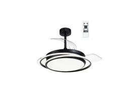 Ventilador Led Dobrável Preto Anti Reflexo 45w 4000lm Cct Cristalrecord