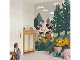Foto Mural Não Tecido 250 X 200 Cm Disney Mickey Minnie Walking Plutão Natureza Papel De Parede Digital Colorido 4 Tiras De 50 Cm De Largura Komar