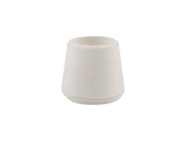 Saco Com 25 Pontas De Borracha Branca 18mm Plastics Ramon