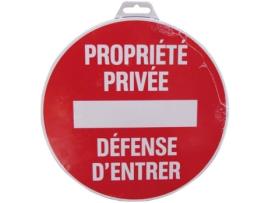 Disco Propriedade Privada Proibida De Entrar D 180 Mm Novap