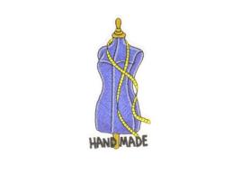 Ecusson Termocolante Costura Manequim Costura 3.5x7cm Mdc