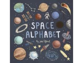 Livro Space Alphabet de Jess Elford (Inglês)