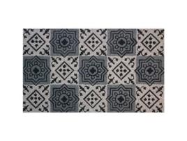 Tapete De Coco Natural Com Telhas De Cimento 45x75cm Idmat