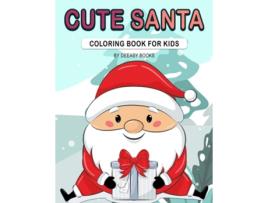 Livro Cute Santa Coloring Book For Kids De Deeasy Books (inglês)