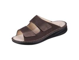 Chinelos De Homem Finn Comfort Pele Castanho (44)