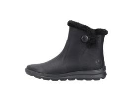 Botins De Mulher Rieker Belinga Zip Preto (40)