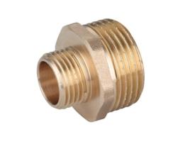 3/4 x 3/8 Polegada BSP, Niple de União de Redução de Rosca Macho, União de Conexões em Latão