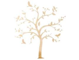 Decoração De Parede Árvore Com Pássaros