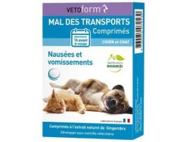 Comprimidos para enjôo em Cão e Gato 30 comprimidos VETOFORM