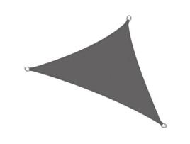 Toldo Solvision Ps9 500X500X700Cm Triangular Antracite Pe SOL ROYAL