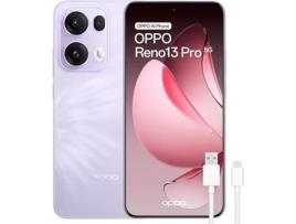 Reno13 Pro 5g Smartphone Desbloqueado Com Ia, 12 Gb 512 Gb, Ecrã Amoled De 6,83” Roxo Oppo