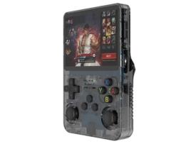 Console retrô para crianças, amarela