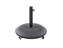 Base redonda para guarda-sol com mostrador sobre rodas Cinza - Cinza - Hespéride