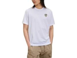 T-shirt De Homem Blauer Sapatos Faxon Tecido Branco (xl)