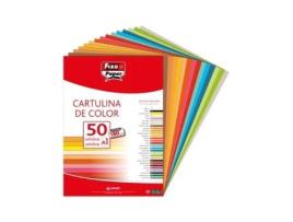 Livro Paq/50 Cartulinas Fixo A3 180g. Rojo De Desconocido (espanhol)