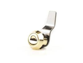 Fechadura De Caixa De Correio Com Chave De Pressão Dourada Curvada Handlock