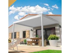 PERGOLA LOLITE Branco 4,00x4,088 Motorizado com telecomando