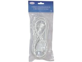 Extensão 3x1,5 Mm² 3 M Branco Satiplugs France