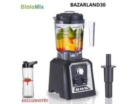 Bazarland Biolomix Misturador Profissional 2200w 600ml 3 Programas Predefinidos