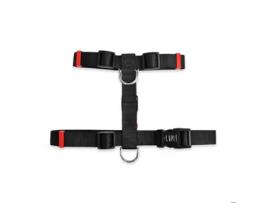 Arnês para Cão 15 mm 24-38 cm S Preto NYLON emb. 1 un