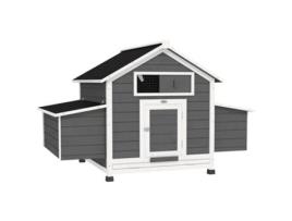 Madeira Galinheiro Madeira Abeto Bicolor 150x100x96,5 cm PAWHUT