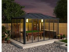 Gazebo CANOPIA Ledro de Aluminio 3X4.3 m Jardim de Inverno