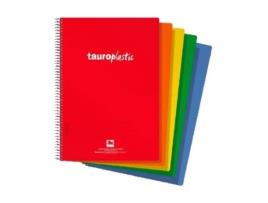 Livro Paq/8 Cuaderno Espriral Fº 80h 90g Cuadrícula 46 Tauroplastic Tapa Pp Colores Surtidos De Desconocido (espanhol)