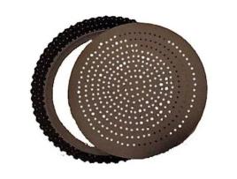 Tarte Gobel Forma 32 cm Antiaderente Fundo Perfurado Removível