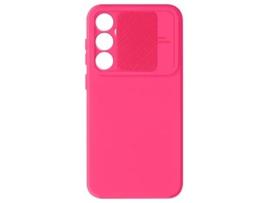 Capa Fe Tampa Deslizante Para Samsung Yemaesre Silicone Rosa