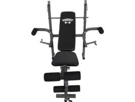 Banco De Pesos POWERFIT Preto (Outlet Caixa Aberta - 157,5X117