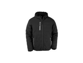 Casaco Unissexo RESULT Reciclado Compass Acolchoado Cinzento (L)