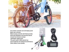 Kit de controlador de motor TIM 36V 48V 350W Painel de exibição LCD Kit de controlador elétrico 45398 ESTINK