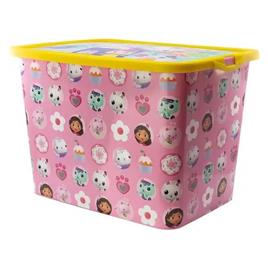 Caja De Almacenaje La Casa De Muñecas De Gabby 23l Con Clic 02456 Stor Storvolumen