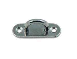 Conjunto De 2 Placas De Olhal Aço Inoxidável 60 X 20 Mm Chapuis