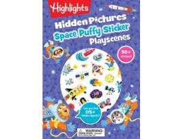 Livro Space Hidden Pictures Puffy Sticker Playscenes De Highlights (inglês)
