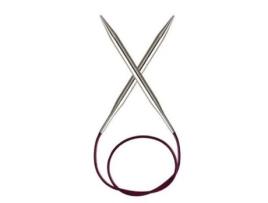 50 Cm X 3 25 Mm Aiguilles Circulares Fixas Prateadas Knitpro