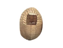 Ninho para Pássaro Exótico Oval de Bamboo Pequeno
